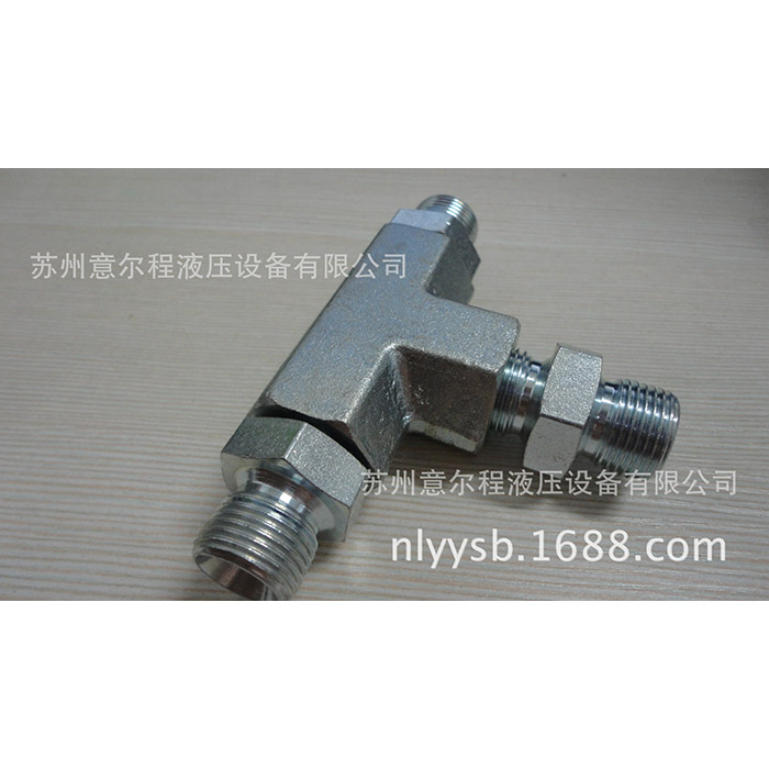 英管外螺紋60°內錐三通